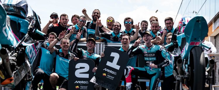 Espectacular podio de Marco Morelli