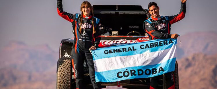 La dupla de General Cabrera llega a la categoría reina del Dakar