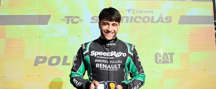 Pole para Faín en San Nicolás